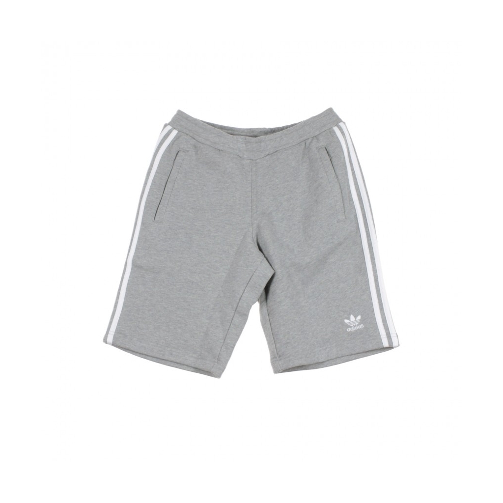 SHORT MEDIUM GRAY 3-STRIPE SHORT PANTS HEATHER