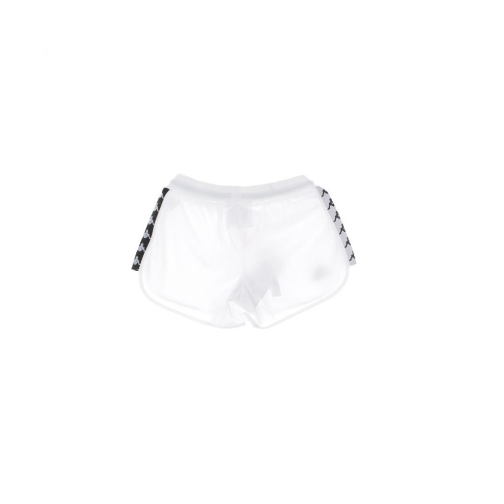 PANTALONE CORTO BANDA ANGUY WHITE/BLACK