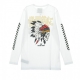 MAGLIETTA MANICA LUNGA DOWNTOWN L/S WHITE/BLACK