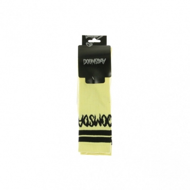 CALZE LOGO SOCKS YELLOW/BLACK