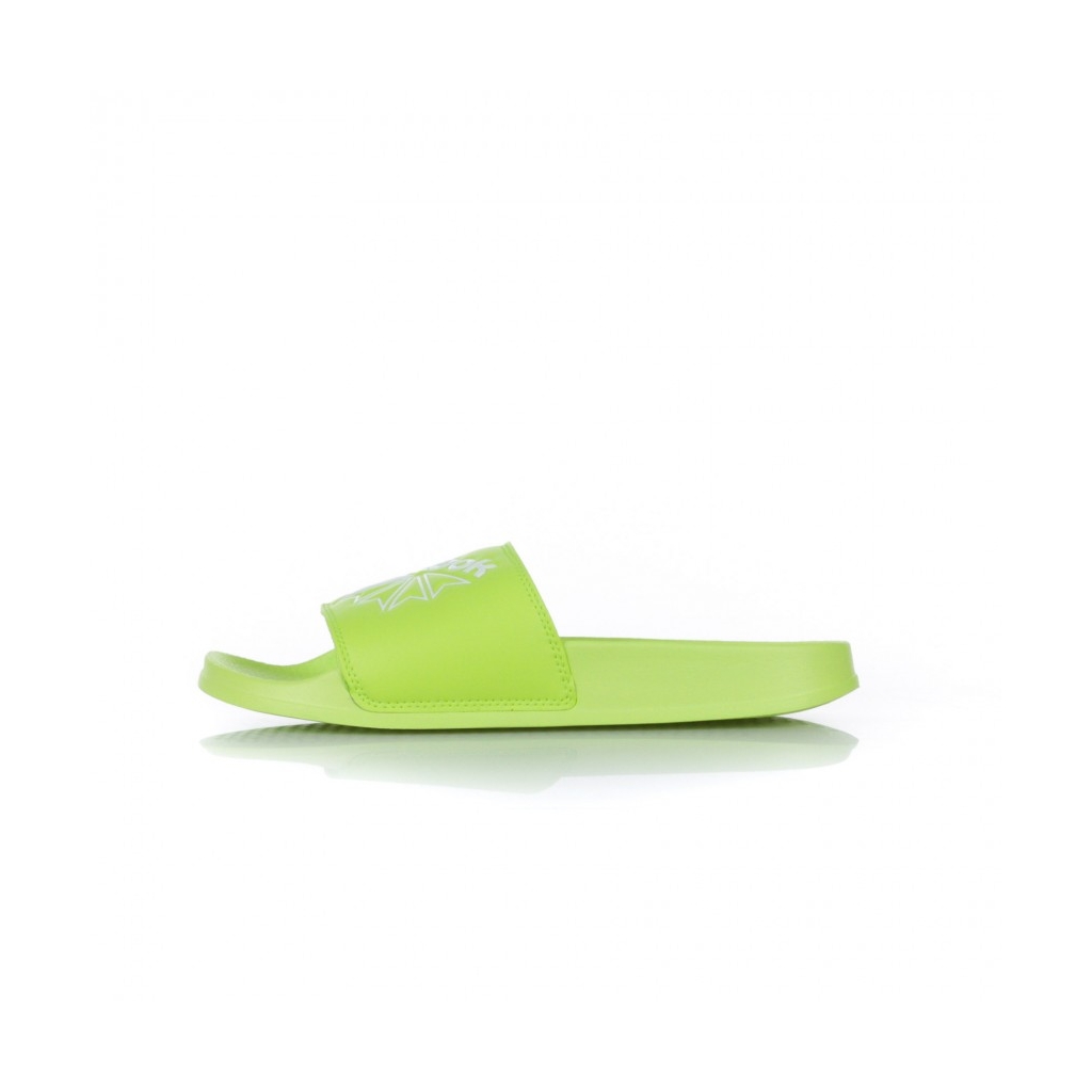 CIABATTE CLASSIC SLID NEON LIME/WHITE