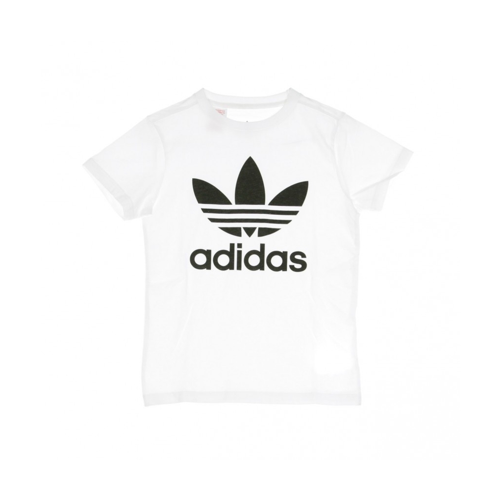 MAGLIETTA TREFOIL TEE WHITE/BLACK