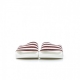 CIABATTE ADILETTE COLLEGIATE BURGUNDY/WHITE/OFF WHITE