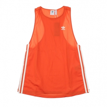 MAGLIETTA SMANICATA ELONGATED TANK CRAFT ORANGE