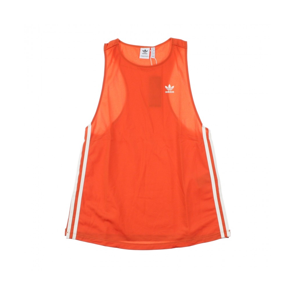 MAGLIETTA SMANICATA ELONGATED TANK CRAFT ORANGE