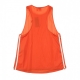 MAGLIETTA SMANICATA ELONGATED TANK CRAFT ORANGE