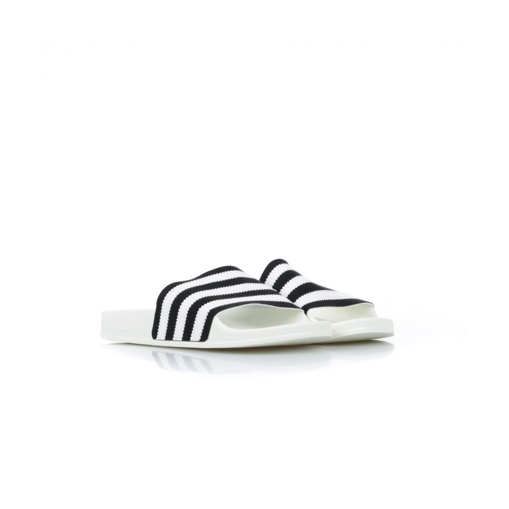 CIABATTE ADILETTE CORE BLACK/WHITE/OFF WHITE