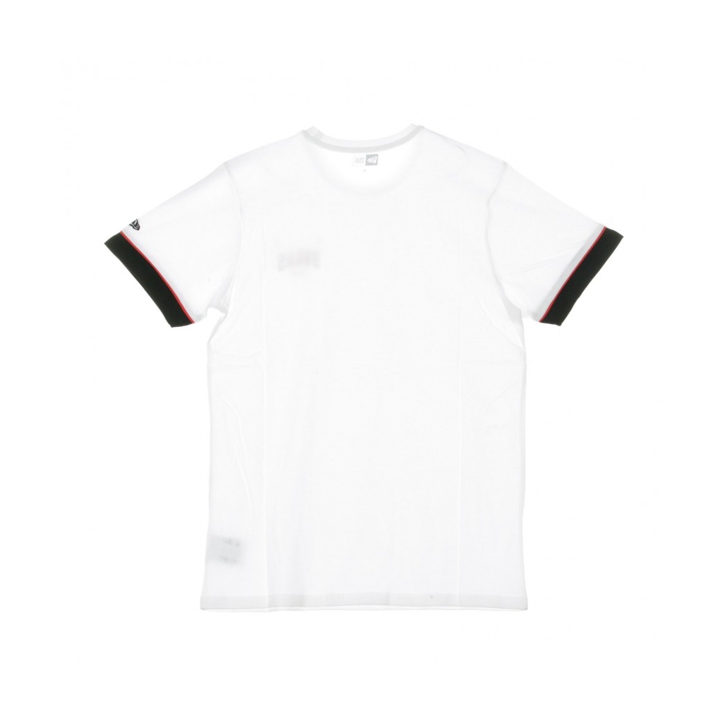 MAGLIETTA NBA STRIPE PIPING TEE CHIBUL WHITE/ORIGINAL TEAM COLORS