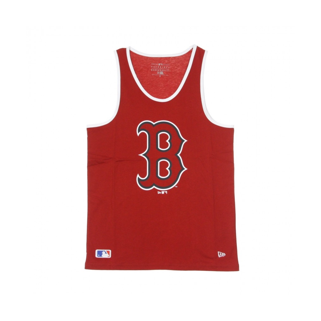 CANOTTA MLB LOGO TANK BOSRED SCARLET/ORIGINAL TEAM COLORS