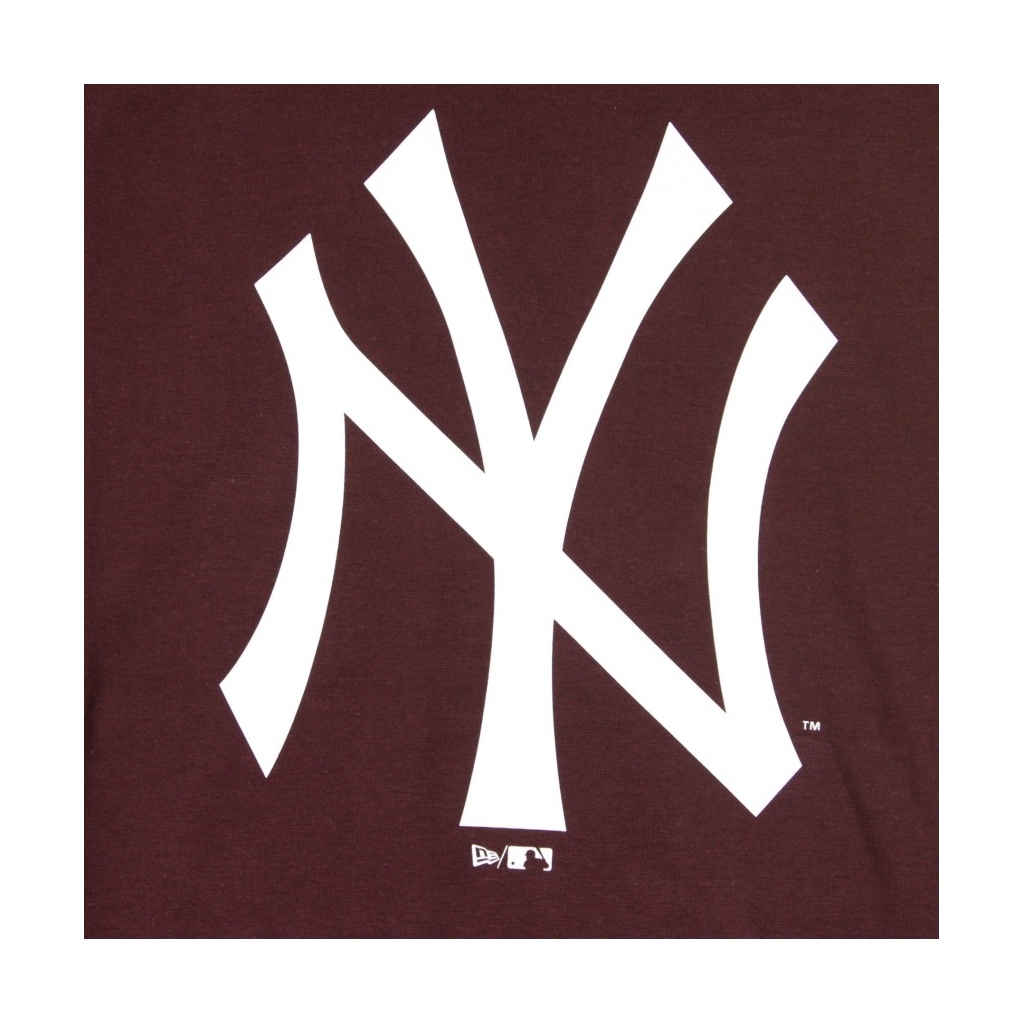 MAGLIETTA MLB TEAM LOGO TEE NEYYAN MAROON/WHITE