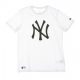 MAGLIETTA  MLB TEAM LOGO TEE NEYYAN WHITE/BLACK