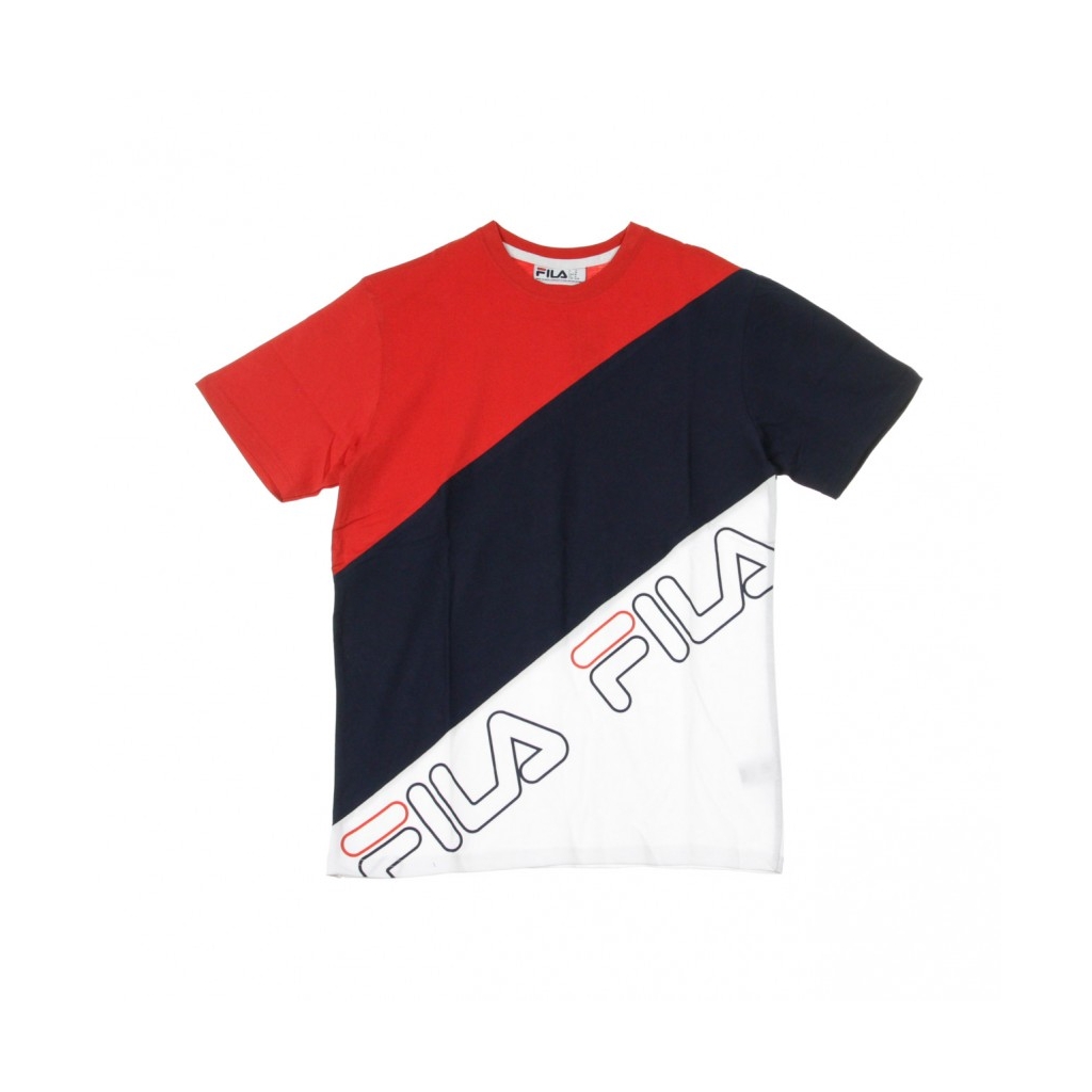 MAGLIETTA GROVE DIAGINAL BLOCK TEE CHINESE RED