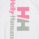 MAGLIETTA RETRO TEE WHITE/FUCHSIA