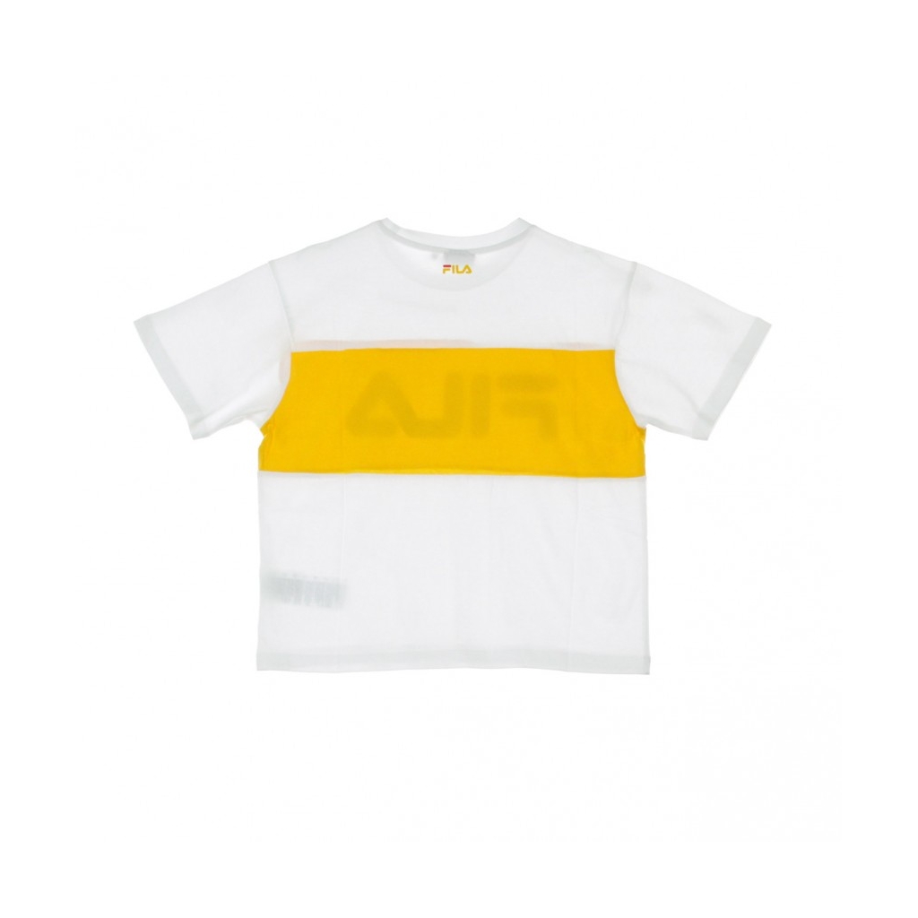 MAGLIETTA ALLISON TEE BRIGHT WHITE/CITRUS