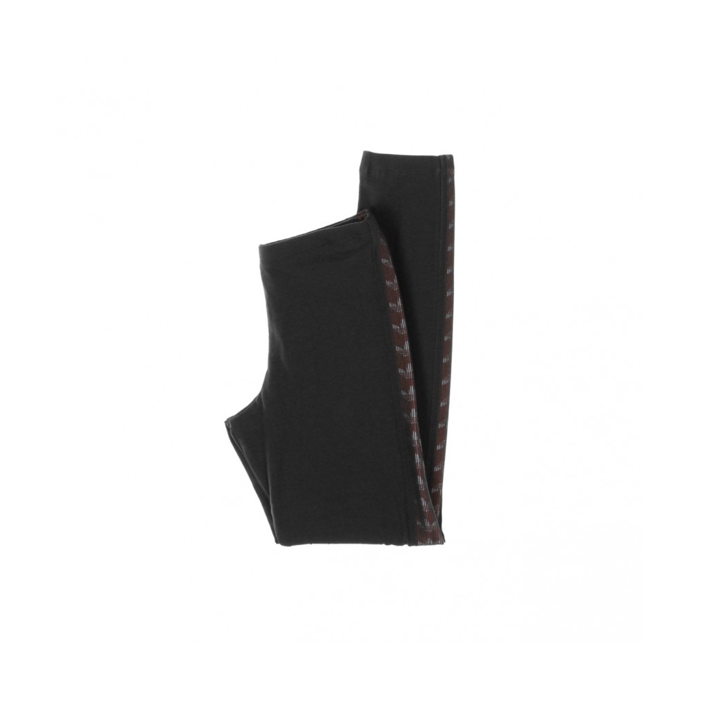 LEGGINS TAPE LEGGINGS BLACK/COLLEGIATE BURGUNDY