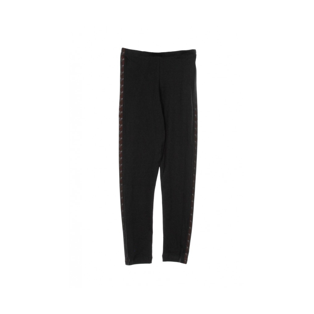 LEGGINS TAPE LEGGINGS BLACK/COLLEGIATE BURGUNDY