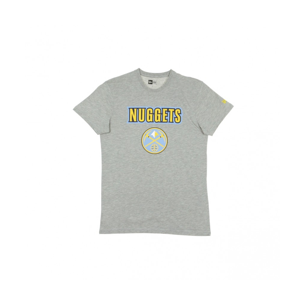 MAGLIETTA TEAM LOGO TEE DENNUG LIGHT GREY HEATHER/ORGINAL TEAM COLORS
