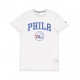 MAGLIETTA TEAM LOGO TEE PHI76E WHITE/ORIGINAL TEAM COLORS