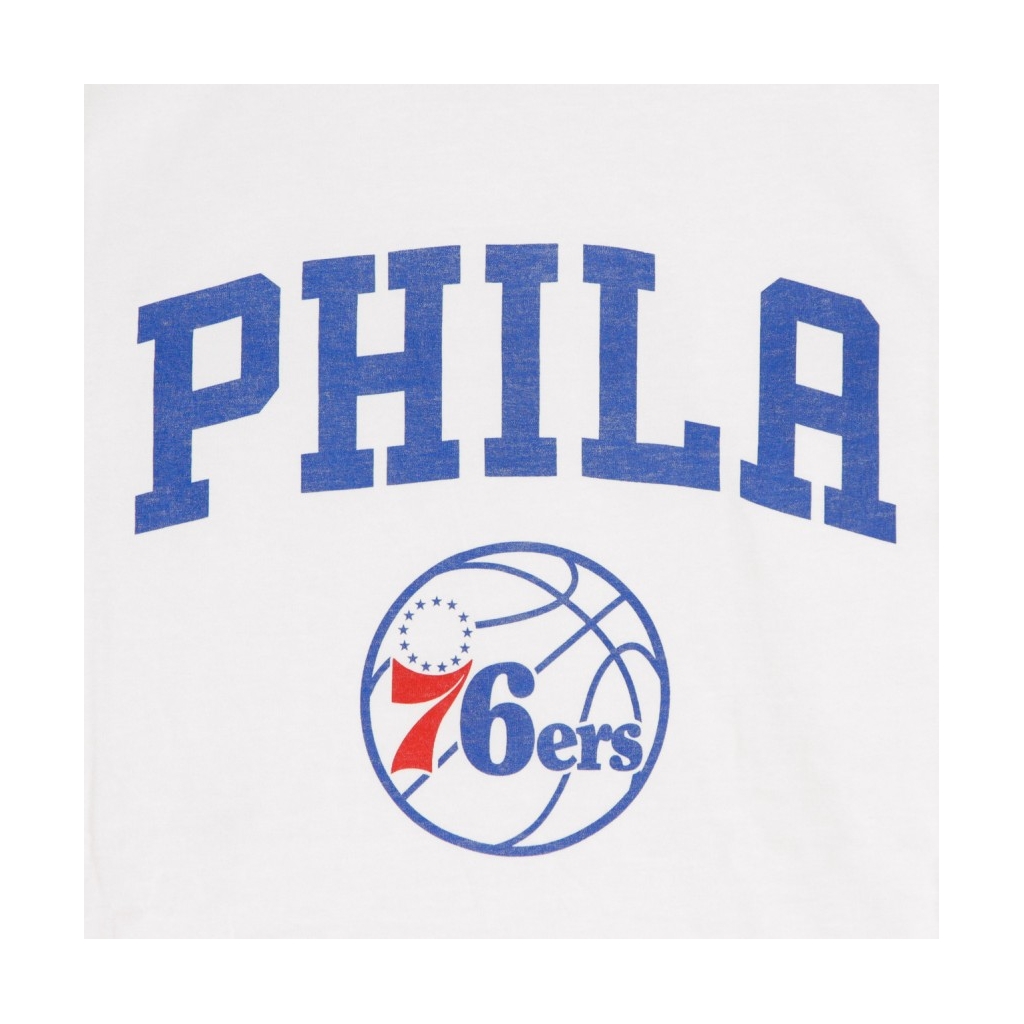 MAGLIETTA TEAM LOGO TEE PHI76E WHITE/ORIGINAL TEAM COLORS