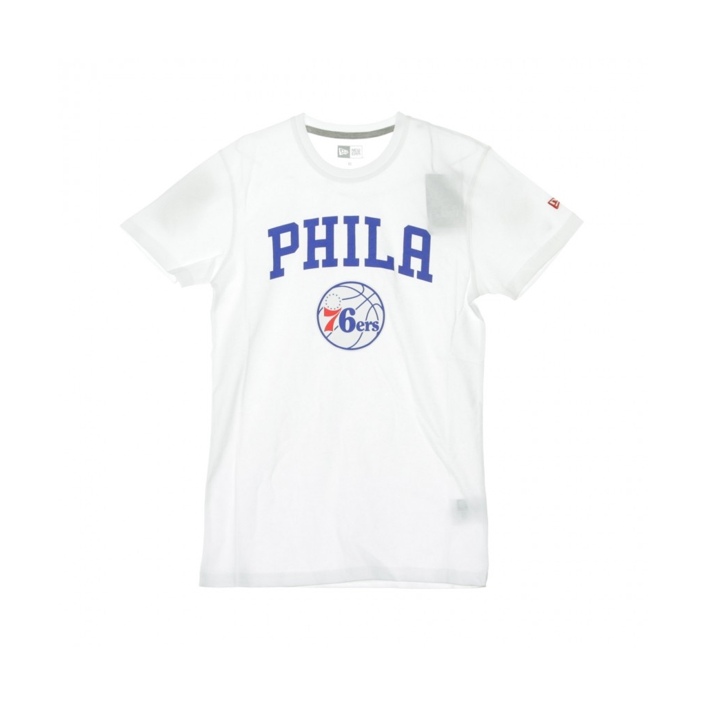 MAGLIETTA TEAM LOGO TEE PHI76E WHITE/ORIGINAL TEAM COLORS