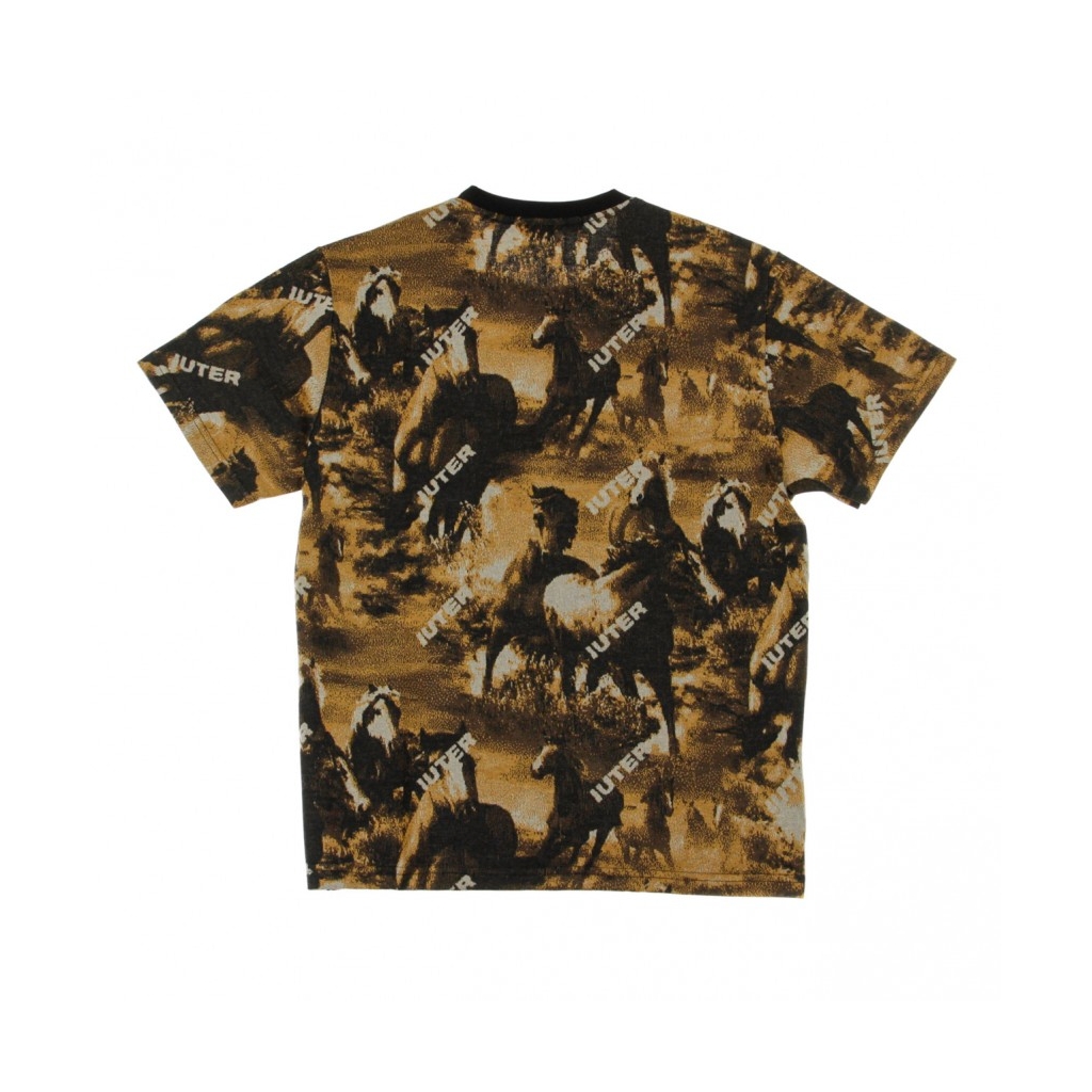 MAGLIETTA WILD HORSES TEE ORANGE