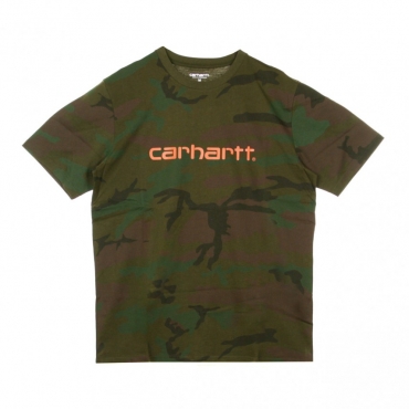 MAGLIETTA SCRIPT EVERGREEN/BRICK ORANGE