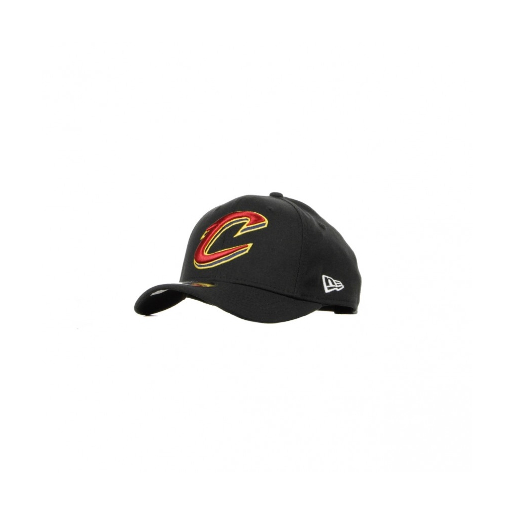 CAPPELLO VISIERA CURVA REGOLABILE STRETCH SNAP 9FIFTY CLECAV BLACK/ORIGINAL TEAM COLORS