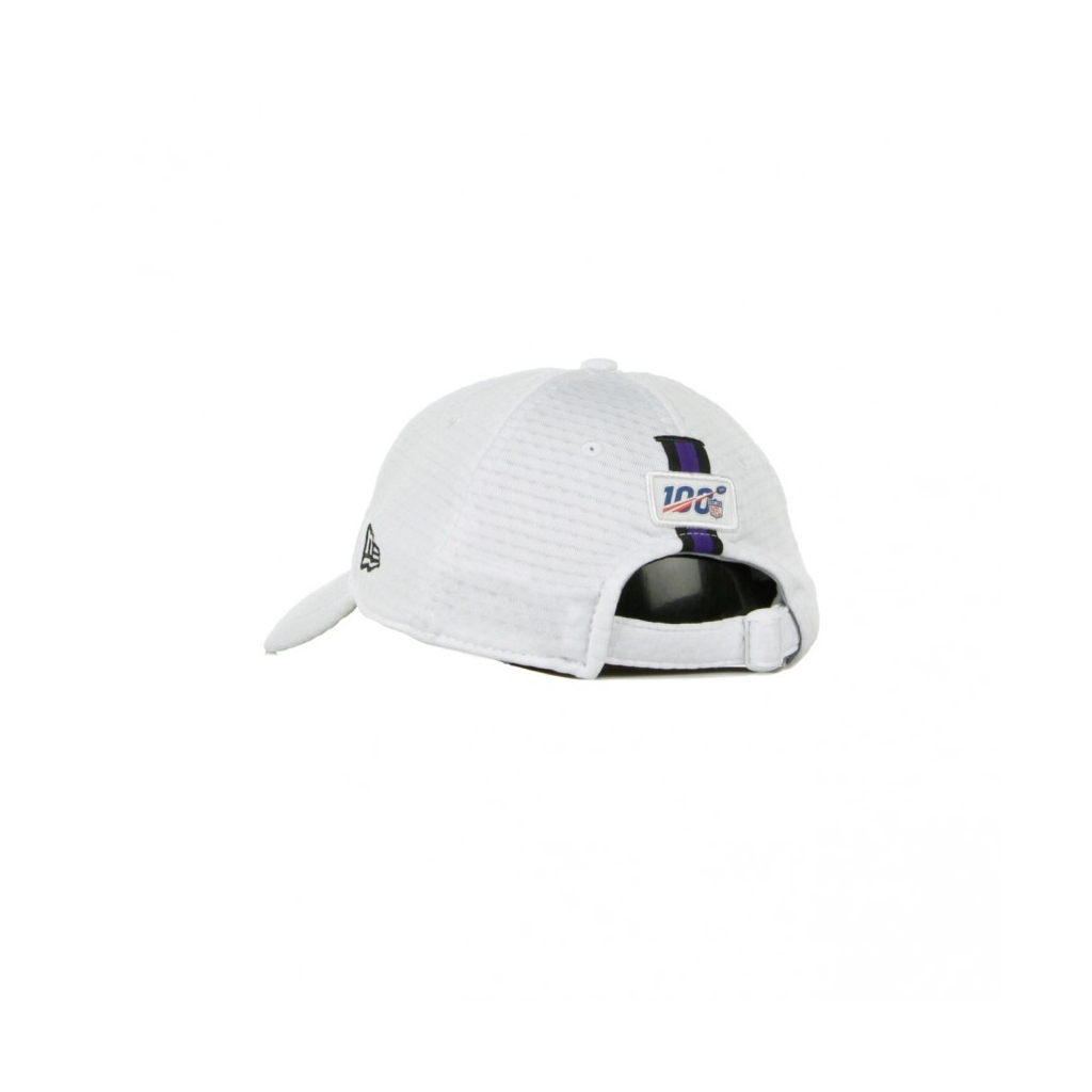 CAPPELLO VISIERA CURVA AGGIUSTABILE 920 OFFICIAL NFL 19 TRAINING CAMP BALRAV WHITE/ORIGINAL TEAM COLORS