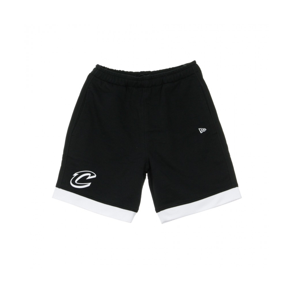 PANTALONE CORTO TUTA NBA MESH LOGO SHORT CLECAV BLACK/WHITE