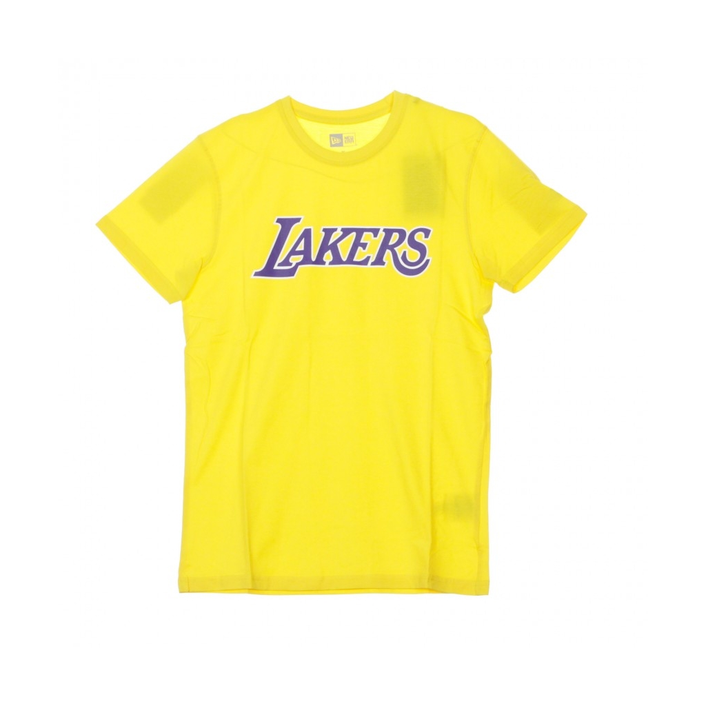 MAGLIETTA NBA TEAM APPAREL TEE LOSLAK CANARY YELLOW/ORIGINAL TEAM COLORS