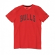 MAGLIETTA NBA TEAM APPAREL POP LOGO TEE CHIBUL FRONT DOOR RED/ORIGINAL TEAM COLORS