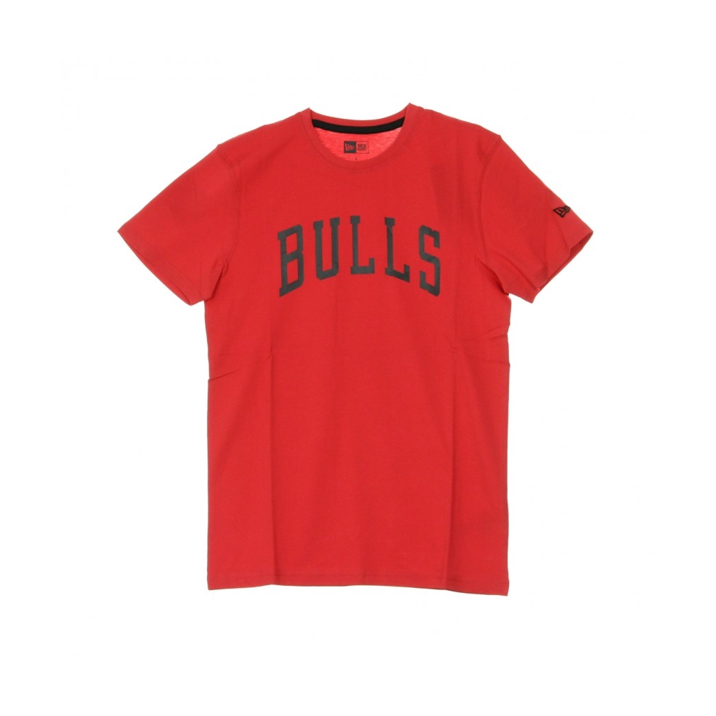 MAGLIETTA NBA TEAM APPAREL POP LOGO TEE CHIBUL FRONT DOOR RED/ORIGINAL TEAM COLORS