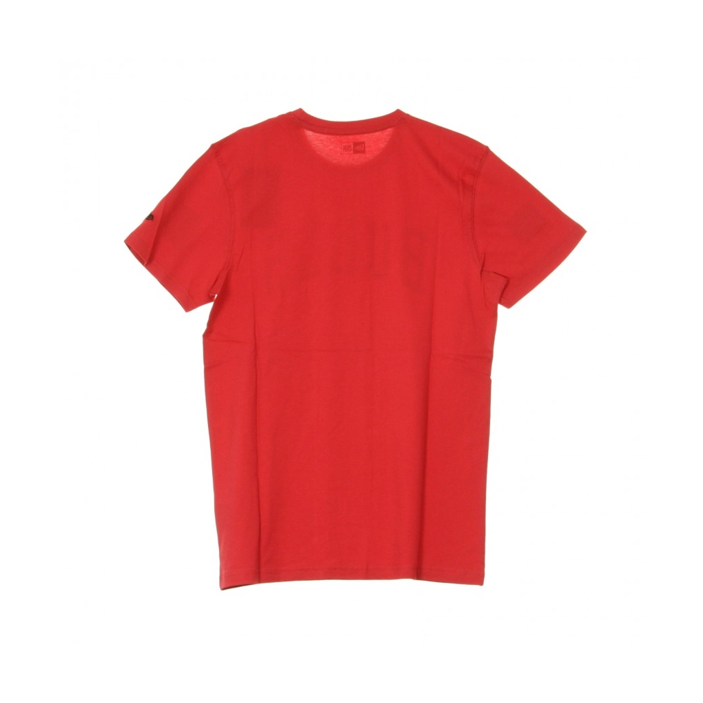MAGLIETTA NBA TEAM APPAREL POP LOGO TEE CHIBUL FRONT DOOR RED/ORIGINAL TEAM COLORS