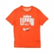 MAGLIETTA LEBRON DRY TEE BALL TEAM ORANGE/TEAM ORANGE