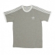 MAGLIETTA 3 STRIPES TEE MEDIUM GREY HEATHER