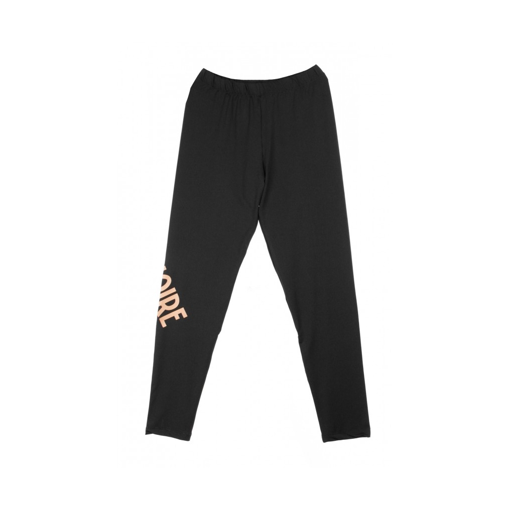 LEGGINS LOGO LEGGINGS BLACK/CANTALOUPE ORANGE