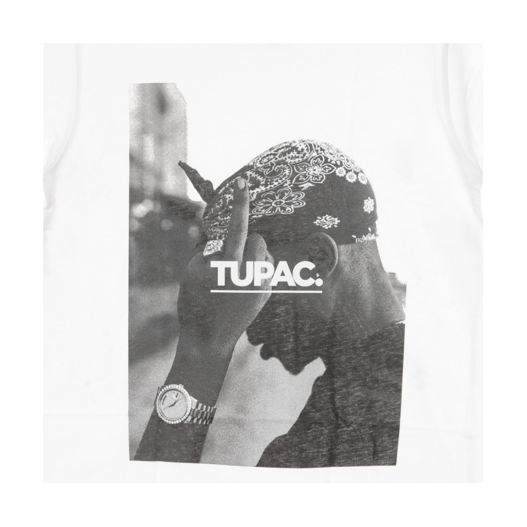 MAGLIETTA 2PAC FCK THE WORLD TEE WHITE