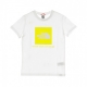 MAGLIETTA BOX TEE WHITE/LEMON