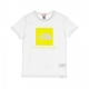 MAGLIETTA BOX TEE WHITE/LEMON