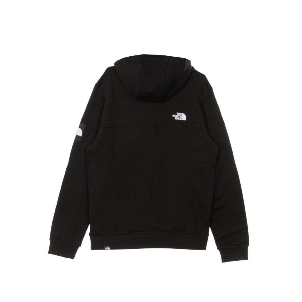 FELPA CAPPUCCIO FINE ALPINE HOODIE BLACK