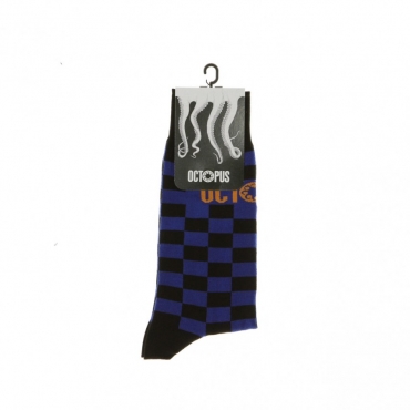 CALZE CHECKERED LOGO SOCKS ELECTRO BLU