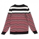MAGLIONE MAGLIA LANA MULTIRIGHE NAVY/MULTI