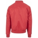 BOMBER BASIC BOMBER JACKET ROSSO