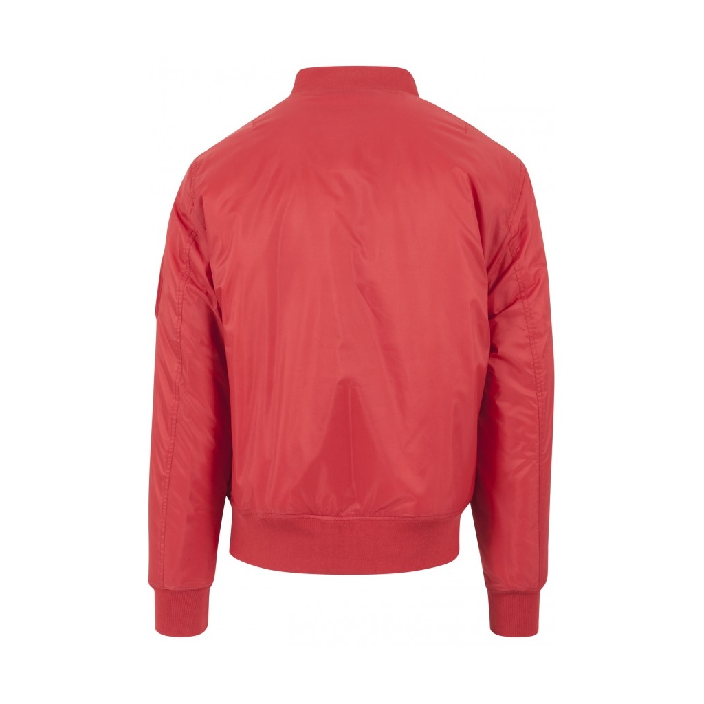 BOMBER BASIC BOMBER JACKET ROSSO