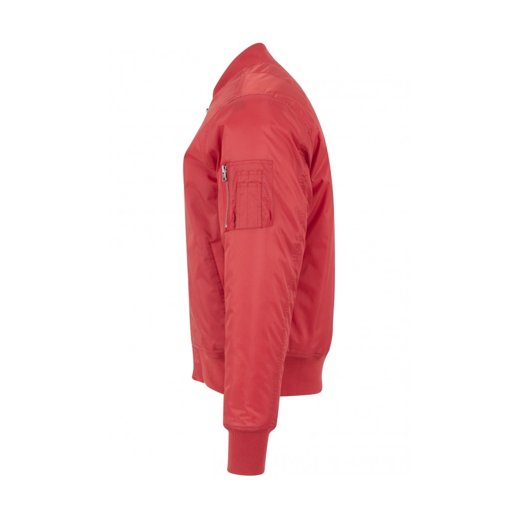 BOMBER BASIC BOMBER JACKET ROSSO