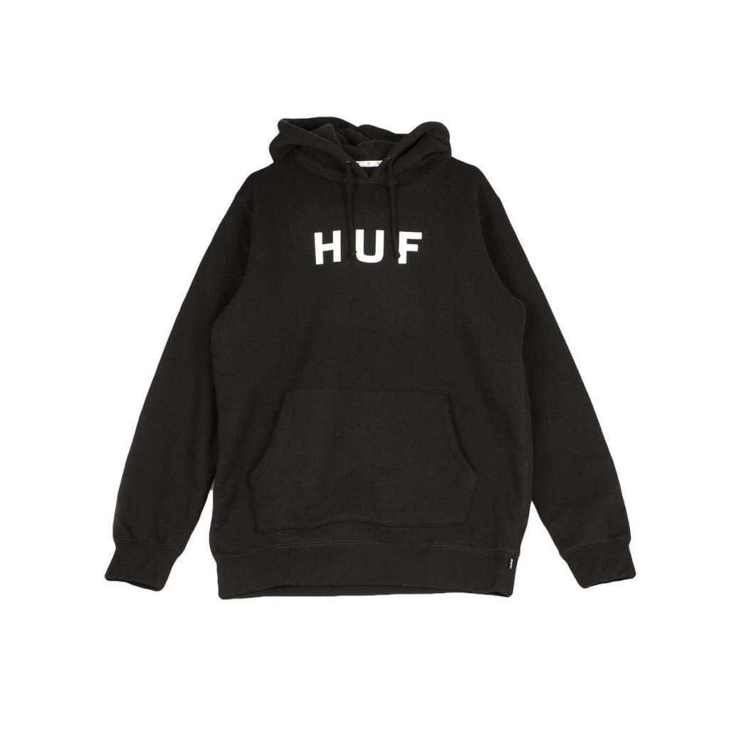 FELPA CAPPUCCIO POHM PULLOVER HOOD NERO/BIANCO