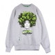 FELPA GIROCOLLO LADY IN GREEN CREWNECK GRIGIO MELANGE