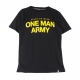 MAGLIETTA ONE MAN ARMY TEE NERO