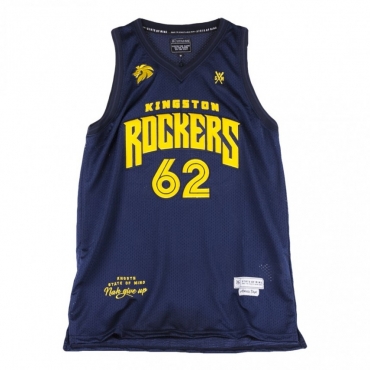 CANOTTA ROCKERS BASKET BLU/GIALLO