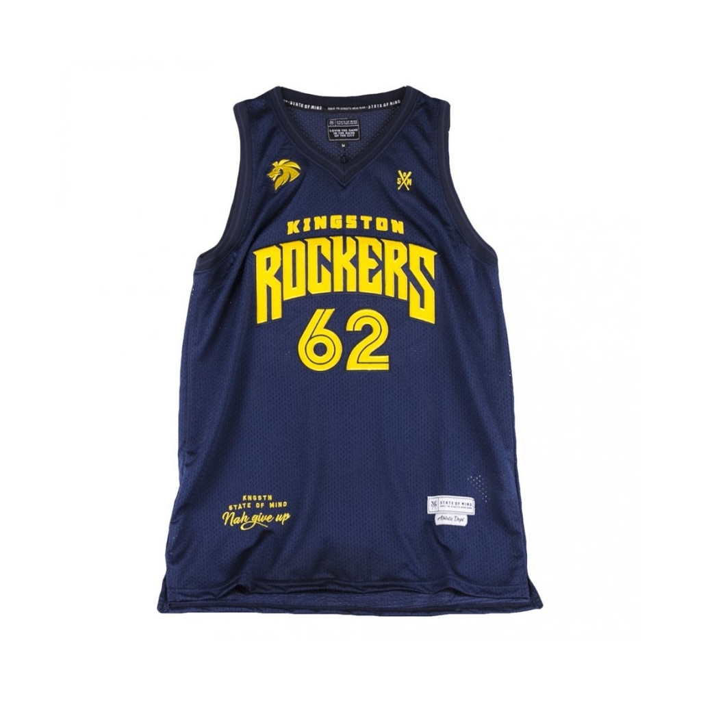 CANOTTA ROCKERS BASKET BLU/GIALLO